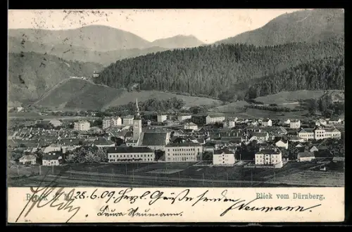 AK Bruck an der Mur, Blick vom Dürnberg