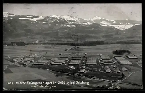 AK Grödig /Salzburg, Russisches Gefangenenlager