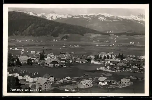 AK Tamsweg im Lungau, Panorama mit Kirche und Bergen