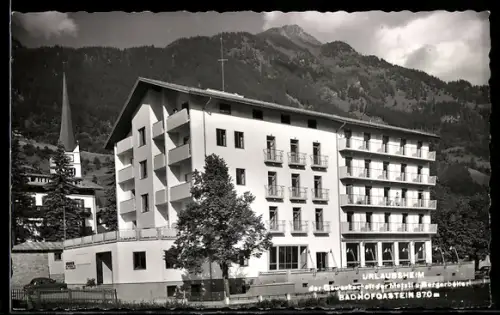 AK Bad Hofgastein, Urlaubsheim der Gewerkschaft Metall und Bergarbeiter