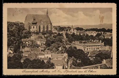AK Mödling /N. Ö., Pfarrkirche zum hl. Othmar