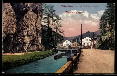 AK Gutenstein /N.-Ö., Christus-Grotte