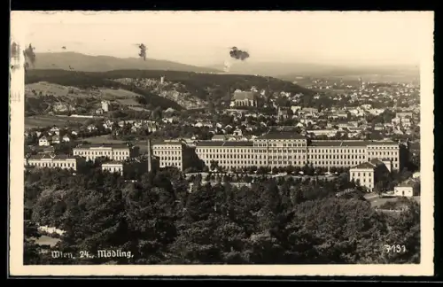 AK Mödling, Panorama mit Kaserne