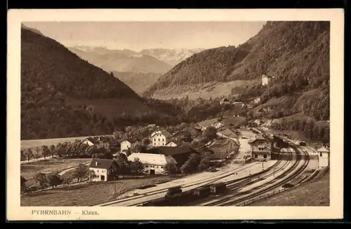 AK Klaus /Pyhrnbahn, Bahnhof der Pyhrnbahn