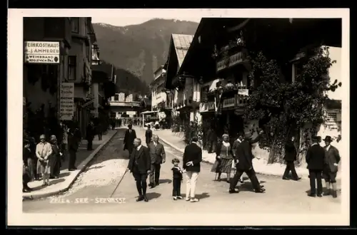 AK Zell a. See, Gasthaus J. Ammerer in der Seegasse