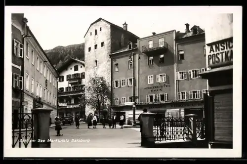 AK Zell am See, Bank am Marktplatz