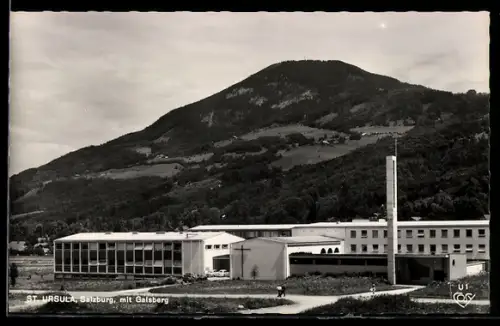 AK Salzburg, St. Ursula mit Gaisberg