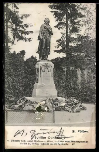 AK St. Pölten, Schiller-Denkmal