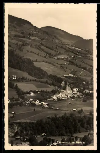 AK Taxenbach im Pinzgau, Panorama mit Kirche