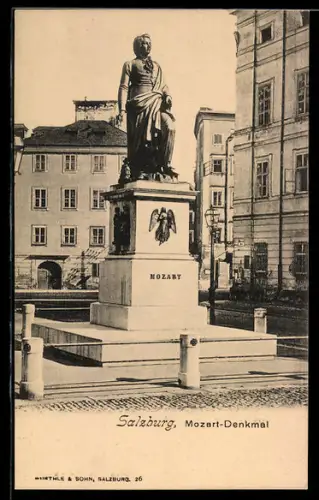 AK Salzburg, Mozart-Denkmal