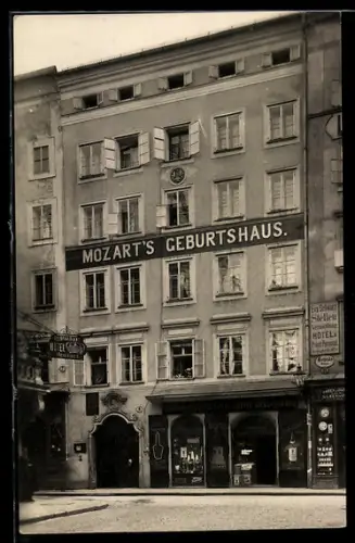 AK Salzburg, Mozarts Geburtshaus