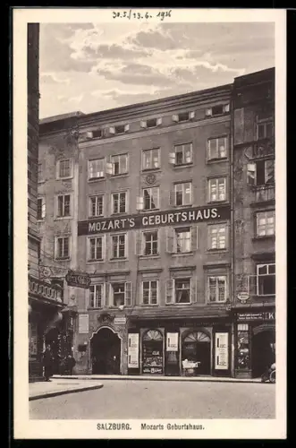 AK Salzburg, Mozarts Geburtshaus