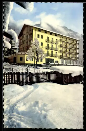 AK Bad Hofgastein, Hotel und Urlaubsheim der Metall- u. Bergarbeiter-Gewerkschaft