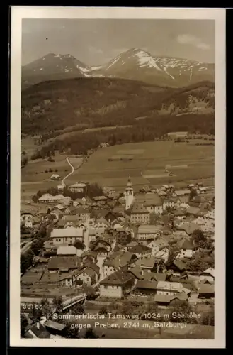 AK Tamsweg /Salzburg, Panorama mit Ort und Preber