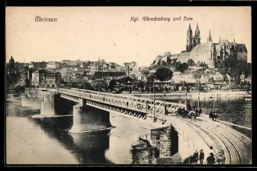 AK Meissen, Hgl. Albrechtsburg und Dom