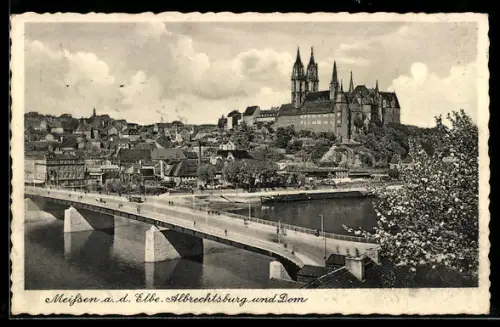 AK Meissen a. d. Elbe, Albrechtsburg und Dom