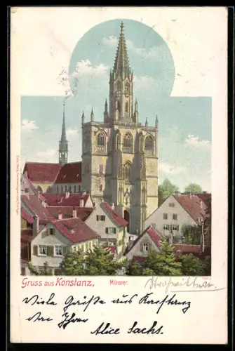 AK Konstanz, Blick zum Münster