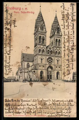 AK Freiburg i. B., Herz Jesu-Kirche