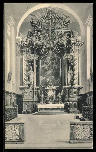 AK Obermedlingen, Choraltar der Pfarrkirche