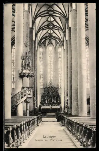 AK Lauingen, Inneres der Pfarrkirche