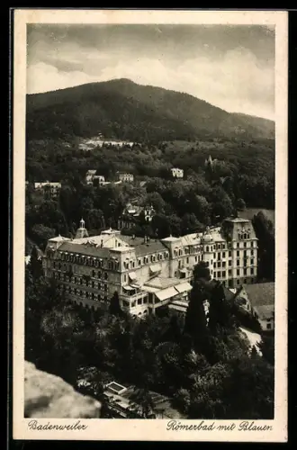 AK Badenweiler, Römerbad mit Blauen