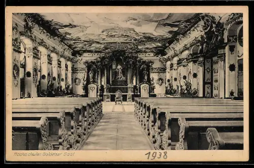 AK Dillingen a. D., Priester-Seminar, Hochschule, Goldener Saal