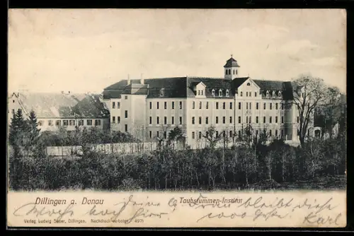 AK Dillingen a. Donau, Taubstummen-Institut