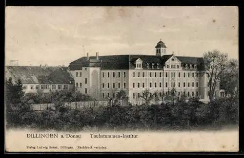 AK Dillingen a. Donau, Taubstummen-Institut