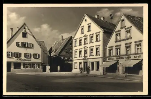 Foto-AK Dillingen /Donau, Marktplatz