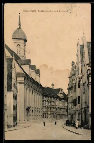 AK Dillingen, Studienkirche und Lyceum