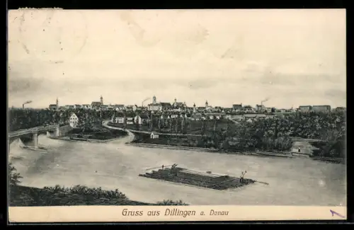AK Dillingen a.D., Flösser auf der Donau