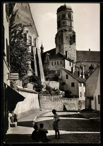 Foto-AK Deutscher Kunstverlag: Dillingen /Donau, Schloss des Augsburger Bischofs