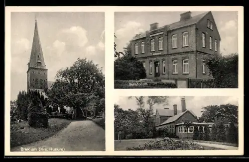 AK Breklum, Sanatorium, Kirche