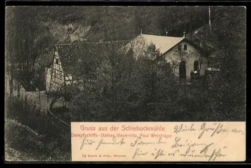 AK Klipphausen, Gasthof Schiebockmühle mit Umgebung