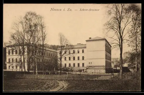 AK Nossen i. Sa., Lehrer-Seminar in der Aussenansicht