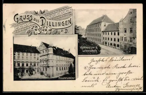 AK Dillingen a. D., Gymnasium, Lateinschule und Priesterseminar