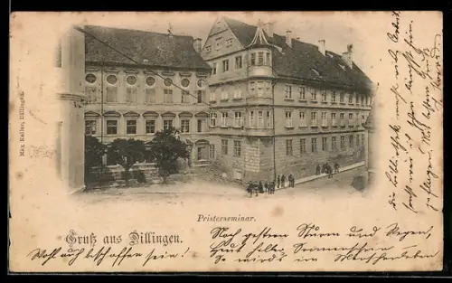 AK Dillingen, Blick zum Priesterseminar