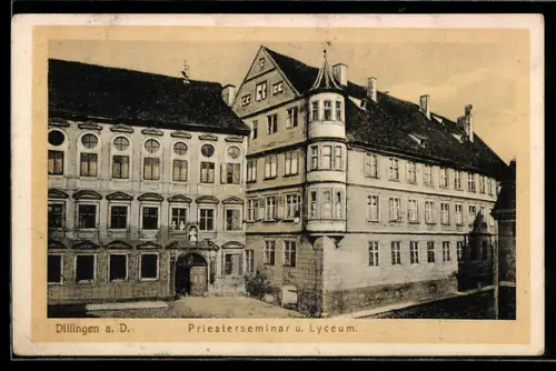 AK Dillingen a. D., Priesterseminar und Lyceum