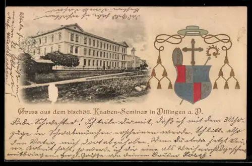 AK Dillingen, bischöfl. Knaben-Seminar, Wappen