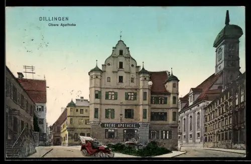 AK Dillingen, Strassenpartie mit Obere Apotheke