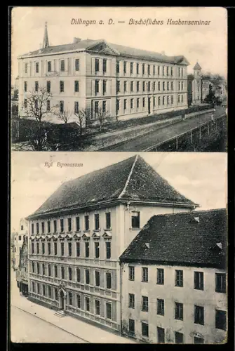 AK Dillingen a. D., Bischöfliches Knabenseminar und Königliches Gymnasium