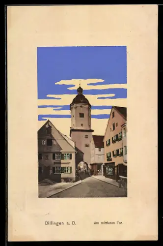 AK Dillingen, Partie am mittleren Tor