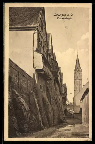 AK Lauingen a. D., Partie an der Wasserschapfe