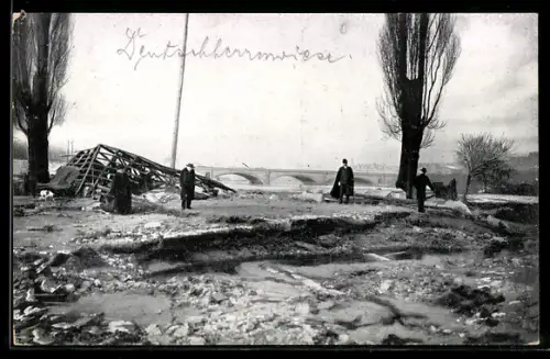 AK Nürnberg, Hochwasser-Katastrophe im Februar 1909, Deutschherrnwiese