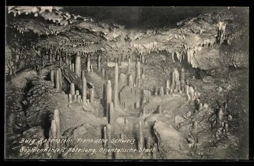 AK Burg Rabenstein, Sophienhöhle I. Abteilung, Orientalische Stadt
