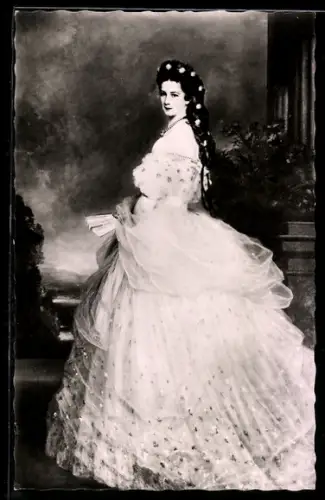 AK Kaiserin Elisabeth, Sissi, nach dem Gemälde von Winterhalter