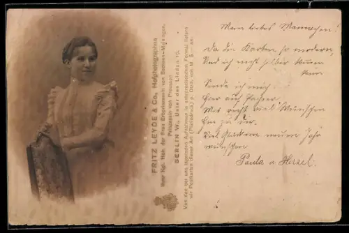 AK Erbprinzessin von Sachsen-Meiningen, Prinzessin von Preussen