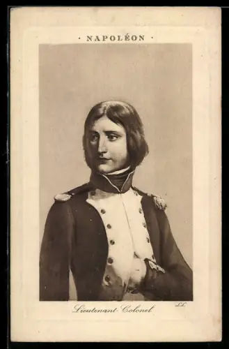 AK Napoleon in jungen Jahren als Lieutenant Colonel