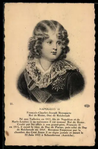 AK Napoleon II. als Kind