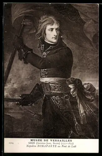 AK der junge Napoleon Bonaparte in Uniform